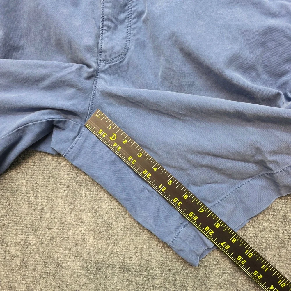 Tommy Bahama Boracay Mens Blue Cotton Tencel Blend Chino Shorts Size 33 9 Inseam
